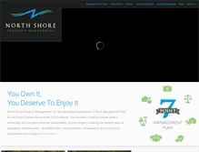 Tablet Screenshot of northshorepropertymgt.com